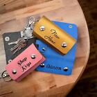 Personalised Custom Handmade Leather Key Wallet Pouch Bag Case Holder Key Ring
