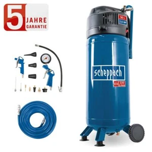 Scheppach Druckluft Kompressor 50L Luftkompressor 10bar 2PS stehend HC51V - Bild 1 von 9