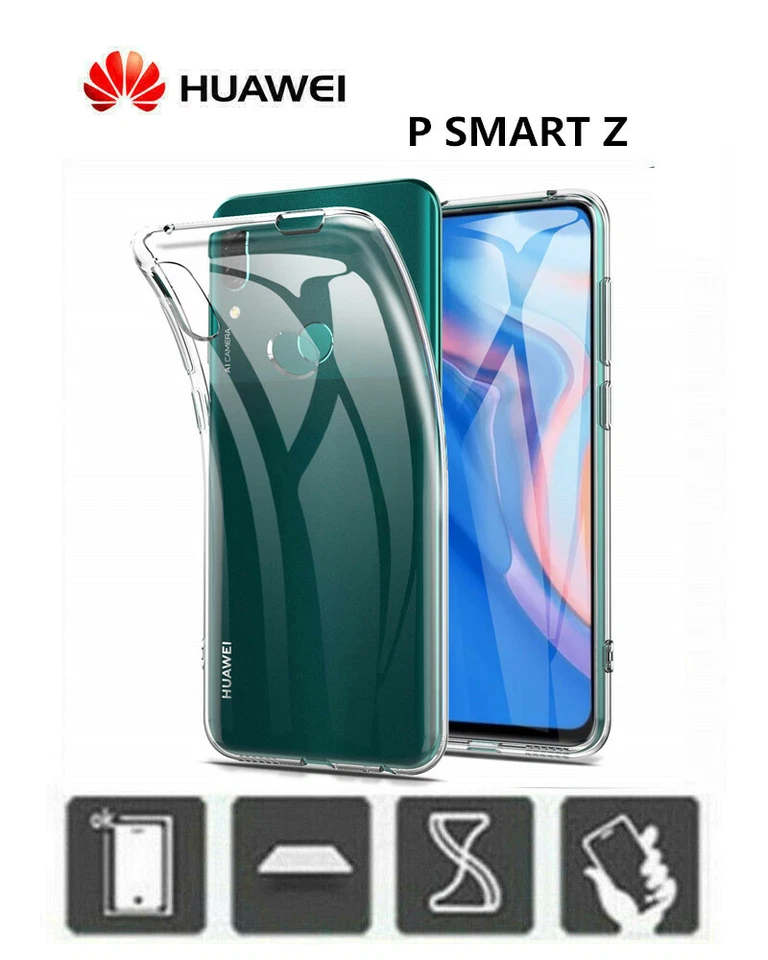 COVER CUSTODIA  TRASPARENTE TPU SILICONE PER  HUAWEI P SMART Z - Immagine 1 di 1