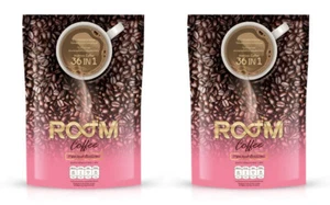 2 Packs Room Coffee Arabica For Weight Management Low Cal Detox Diet No Sugar - Picture 1 of 10