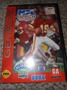 NFL Football '94 (Sega Genesis, 1993) CIB Complete w/Box & Manual - Picture 1 of 4