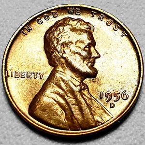1956 D Lincoln Wheat Penny *ERRORS* CUD on Date & DDR! Gradable! - Picture 1 of 16