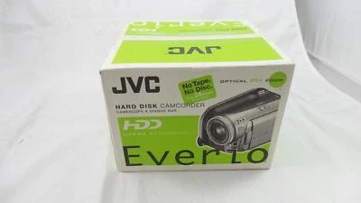 Boxed JVC Everio 20 GB Hard Disk Drive Camcorder with 25x Optical Zoom (GZ-MG20) - Image 1 of 4