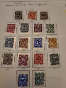 APC 3647 Germania usato 1948 scv $2576,50 sc#593a-599 molti firmati - Foto 1 di 18