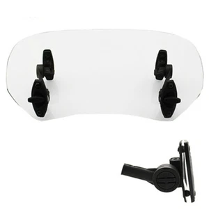 Universal Clip-On Windscreen Windshield Extension Spoiler Deflector Adjustable - Bild 1 von 12