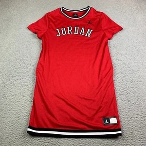Nike Air Jordan Dress Youth Size Large 12-13 Yrs Red Pockets Jersey - Picture 1 of 10
