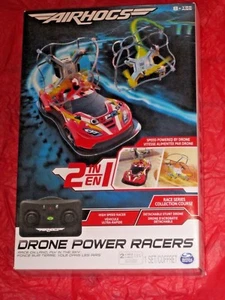 2-in-1 Drone Power Racers (Red) for Driving and Flying Sports Car ~ Air Hogs - Bild 1 von 3