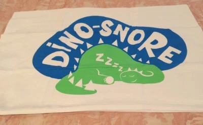 Новый мальчиков динозавр стандарт наволочка Sham милый Dino храп для вашего маленького человека - Изображение 1 из 4