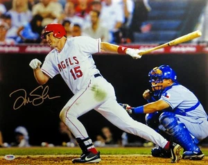 Tim Salmon Signed Autographed 16X20 Photo Angels Home After Swing Silver PSA/DNA - Picture 1 of 2