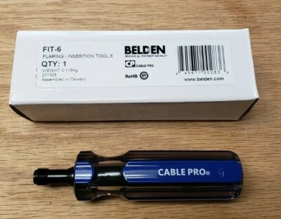 Herramienta de inserción Belden Flaring FIT-6 CABLE PRO  Foto 1 de 4