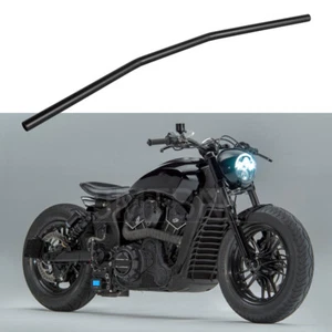 Manillar de arrastre recto de 1" 25 mm para motocicleta Indian Scout Bobber - Imagen 1 de 15