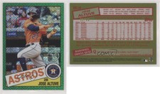 2020 Topps Silver Pack 1985 Topps Chrome Baseball Green /99 Jose Altuve #85C-14