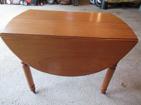 Antique  Oak Table - Drop Leaf Cover
