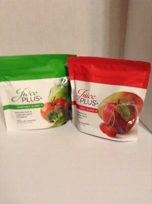 Juice Plus+ Chewables 2 Packs Vegetable Blend and Fruit Blend Exp. 11/2025 - Image 1 of 4
