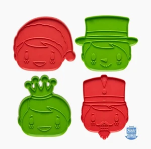 Funko Limited Edition Freddy Funko Holiday Cookie Cutters 4er Pack Weihnachten - Bild 1 von 3