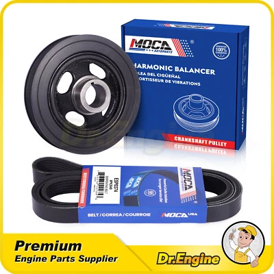 Cinturón serpentino equilibrador armónico para Jeep Compass Patriot Dodge calibre 07-11 Foto 1 de 4