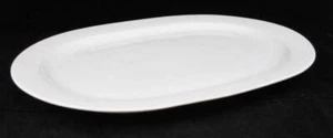 Block LISBOA WHITE Large Platter 15 1/2" length LIGHT USE - Picture 1 of 1