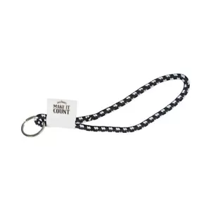 Jack Daniels Schlüsselband Kette Lanyard Batchholder Schwarz Weiß Make it count - Bild 1 von 2