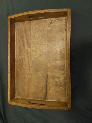 Pottery Barn Wooden Tray - Image 1 of 3