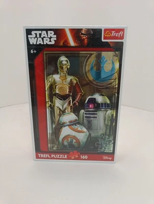 Star Wars Trefl Jigsaw Puzzle 160 Piece R2D2 C3PO BB8 Droids New - image 1 of 2