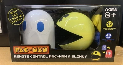 *KOSTENLOSER VERSAND* PAC-MAN + BLINKY GHOST LED Fernbedienung Spielzeug kabellos Bandai Namco - Bild 1 von 4