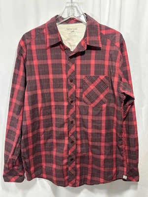 Horny Toad Men’s Red Plaid Button Up Collared Shirt Outdoor Sz M - Image 1 of 4