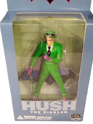 DC Direct 蝙蝠侠嘘声可动人偶谜语者,未拆封  — 第 1/4 张图片