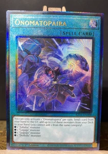 Onomatopaira (Prs Ultimate Rare) RA04-EN089 Quarter Century Stampede 1st Edition - Picture 1 of 2