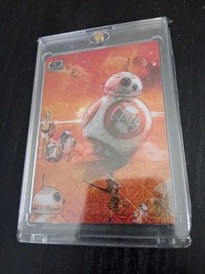 Adventures of BB-8 - 2024 Topps Chrome Star Wars Galaxy #16 Mojo refrator /50 - Imagem 1 de 2