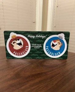 Walt Disney World Chip und Dale Jahreskarte Holder Holiday Magnet Set 2019 - Bild 1 von 10