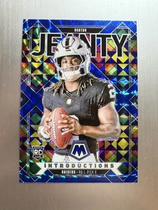 Ashton Jeanty 2025 Panini Mosaic Introductions #3 Blue Prizm #’d /99 Raiders Rc - Foto 1 di 2