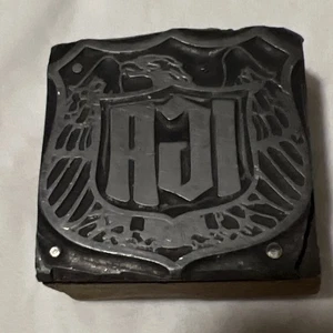 IGA Letterpress Printing Block Advertising Grocers Alliance - Picture 1 of 6