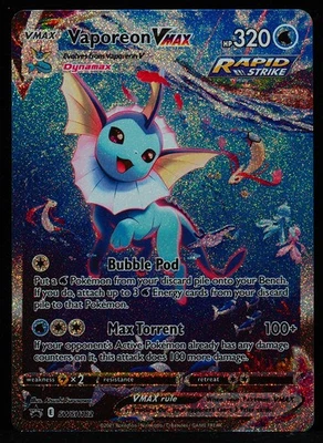 Vaporeon VMAX #SWSH182 NM-M Pokemon Card - Image 1 of 4