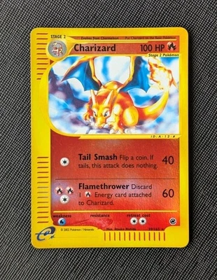 2002 Pokémon Charizard Reverse Holo Expedition NM - WOTC e-Reader Holo Rare - Image 1 of 4