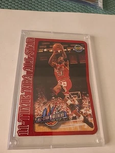 MICHAEL JORDAN 11-TIME NBA ALL STAR JUMBO CARD - Picture 1 of 12