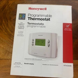 Honeywell 5-2 Day Programmable Thermostat RTH2300B Heat/Cool Easy Install NEW - Picture 1 of 6