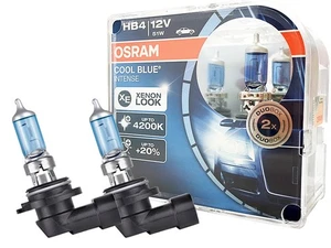 Osram Cool Blue Intense HB4 9006 bombillas halógenas para faros 9006CBI 4200K paquete de 2 - Imagen 1 de 3