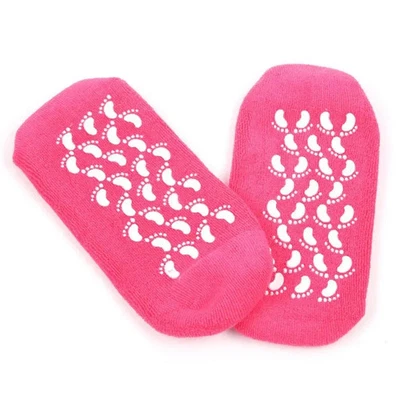 Moisturizing Gel Socks Exfoliating Silicone Foot Care Cracked Heel Tool 1 Pair - Image 1 of 4