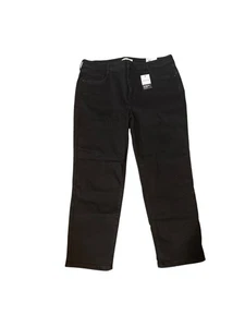 Nine West Damen Plus Slim Straight Sculpting Denim Jeans 16W High Rise Black St - Bild 1 von 8