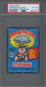 Topps Garbage Pail Kids 1985 (GPK) "2ª serie" paquete de cera sellado - PSA 6 - Imagen 1 de 2