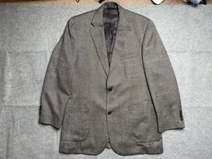 Ralph Ralph Lauren Blazer Herren 40 L Grau Lammwolle Sport Mantel Jacke Tweed - Bild 1 von 21