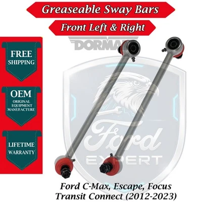 Barras estabilizadoras delanteras engrasables Dorman OEM para Ford 2012-2023 garantía de por vida Foto 1 de 4