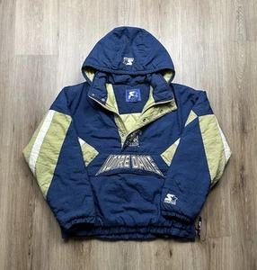 Notre Dame Youth Boy’s Vintage Starter Pullover Puffer Jacket Boy’s Large - Picture 1 of 8