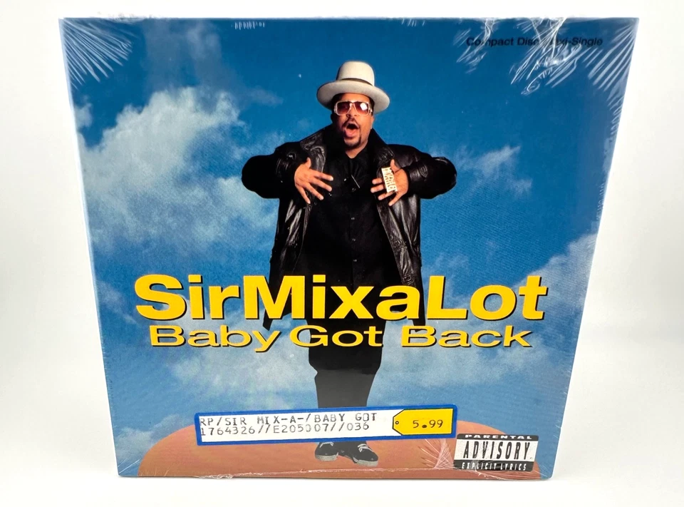 Baby Got Back by Sir Mix-A-Lot [ NEW CD Maxi-Single, 1992 ] * SEALED * - Image 1 of 4