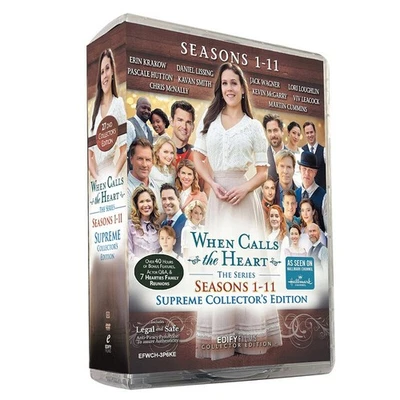 WHEN CALLS THE HEART - Season 1-11 TV Series DVD 27-Disc All Region New & Sealed - image 1 of 2