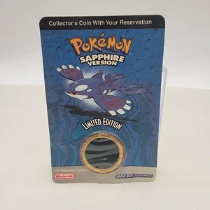 Moneda Pokemon Zafiro Versión Edición Limitada Abierta y Reempaquetada  - Imagen 1 de 4