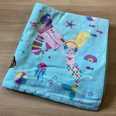 Tommy Bahama Kids Mermaids Beach Towel 100% COTTON - OEKO-TEX 36"x72" NEW - Image 1 of 4