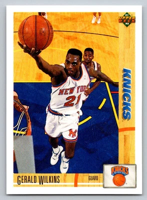 1991-92 Upper Deck #234 Gerald Wilkins New York Knicks - Image 1 of 2