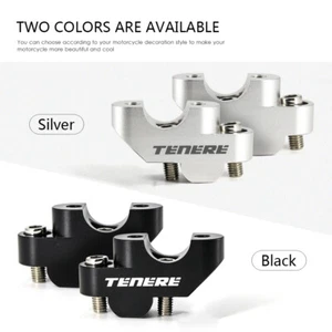 For YAMAHA XT660Z XT 660 Z Tenere Mounting Mount Risers Handlebar Riser Clamp - Picture 1 of 8