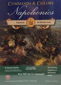 GMT Juegos Comandos y Colores Napoleónica Ejército Ruso 4ta Impresión '23 Edición SELLADO - Imagen 1 de 3
